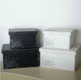 High Quality White/ Black PU Leather Gift Box