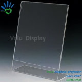 Clear Menu Stand Plastic Acrylic Menu Holder for Hotel