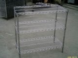 3 Layers Light Duty Chrome Wire Shelving