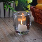 Egg Shape Thick Wall Votive Candle Holder