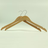 Standard Top Hanger with Natural Wood Color Clothes Hanger