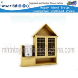 Kindergarten Furniture House Type Wooden Cup Holder for Kids Wooden Role Play (HF-07608)