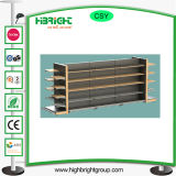 Supermarket Wooden Steel Commercial Racking