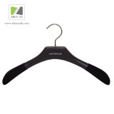 Black Velvet Birch Wooden Clothes Hanger at Factory Price