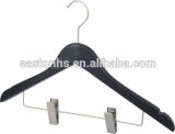 Garment Wooden Clothes Hanger with Clips