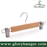 Wood Suit Trousers Hanger with Two Clip