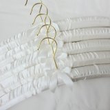 Custom Wedding Dress Shop Use Satin Padded Shirt Hanger