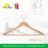 Hotel Wooden Suit Hanger with Anti Theft Ring (AHWMH101)