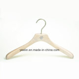 Hot Sale Beech Wood Water-Washed Finsh Garment Usage Clothes Hanger (YL-a014)
