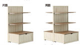 Double Sides Wooden Shelf Rack for Display