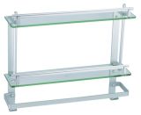 75580 Double Layer Glass Shelf
