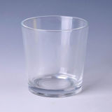 Large Size Clear Glass Candle Holder with Capacity 22oz