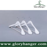 Fashion Hight Quality White Suit Wooden Hanger for Clothing Shop display