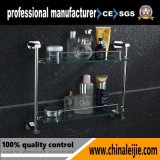 Manufacturers Direct Export to Europe and America Fashion Style Stainless Steel Double Layer Glass Shelf