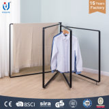 Unique Folding Large Space Wrought Iron Clothes Rack