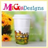 Elegant Useful Ceramic Coffee Cup with Printing