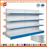 Metallic Double Sided Supermarket Rack Shelf Storage Shelving (Zhs70)