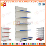 Customized Steel Iron Shelving Supermarket Flat Back Panel Wall Shelves (Zhs582)