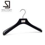 Light Black Clothes Wooden Hanger, Garment Hanger. Metal Hook Hanger