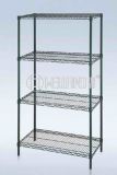 Green Epoxy Metal Wire Shelving Rack for restaurant Kitchen Equipment