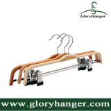Household Good Quality Plywood Hanger with Two Clip/Matel Hook