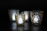 Hot Sale Ion Plating Glass Candle Holders