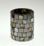New Design Glass Mosaic Candle Holder for Holiday