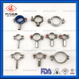 Manufacturer for Ss 304 316L Stainless Steel Sanitary Pipe Clamp Bracket and Holder