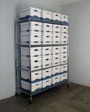 Heavy Duty Office Warehouse 800lbs Chrome Steel Storage Shelving Shelves Racking System, NSF Approval & No Tools Assembly