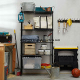 Black Epoxy Coated Light Duty Metal Storage Rack for Garage