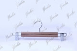 Log Clothes Bamboo Hanger with Clips (YLBM33212-NTLUS1)