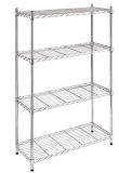 Bathroom Chrome Wire Shelf Home Shelf Strong Steel