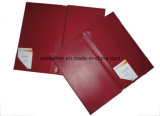 Red Leather Beverage Menu Folder for Bar
