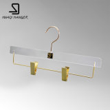 Transparent Acrylic Pants Hanger with Clips