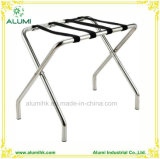 Foldable Strong Metal Luggage Rack with Straps for Hotel