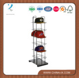 6 Lever Counter Baseball Caps Display Rack