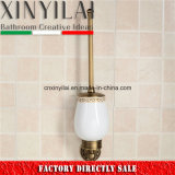 Wall Mounted Oil Rubbed Bronze Toilet Brush Holder with Ceramic Cup