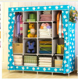 When The Quarter Wardrobe DIY Non-Woven Fold Portable Storage Cabinet (FW-22J)