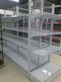 Double Sided Mesh Back Panel Supermarket Shelf with Forward Head