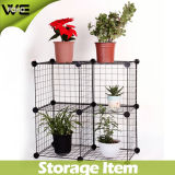 DIY Multifunction Space Saving Wrought Iron Wire Storage Rack