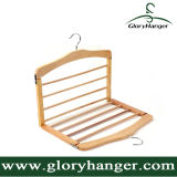 Multifunction Collapsible Wooden Toursers Hanger/Toursers Rack