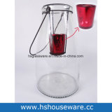 Clear Decorative Lantern and Christmas Design Candle Holder