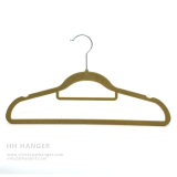 Customized Flocked Hanger, Hot Sale Velvet Hanger, Pants Hanger