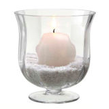 Machine Made Clear Candle-Holder (ZT-28)