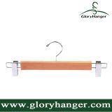 Wholesale Hight Quality Cedarwood Pant Hanger with Two Clips