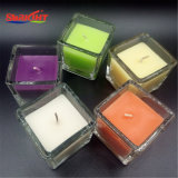 Muti-Colored Glass Jar Candles by Soy Wax
