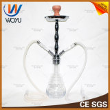 2 Glass Water Hand Made Pipes Silicone Hookah
