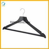 Black Color Top Clothing Wooden Hanger