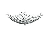 Wholesale Hot Seal Sliver Metal Fruit Bowl