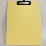 Custom A4 Yellow Flexible PP Foam Clipboard with Metal Clip